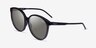 Vogue Eyewear VO5509S Ischia Shiny Black AcetateSunglass Frames from EyeBuyDirect, Angle View