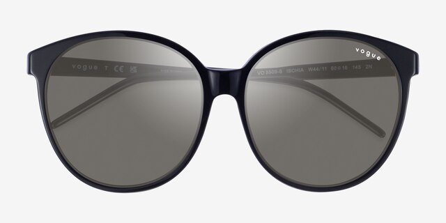 Vogue Eyewear VO5509S Ischia Shiny Black AcetateSunglass Frames from EyeBuyDirect, Closed View