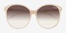 Vogue Eyewear VO5509S Ischia Striped Milk Tea AcetateSunglass Frames from EyeBuyDirect, Closed View