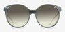 Vogue Eyewear VO5509S Ischia Striped Green AcetateSunglass Frames from EyeBuyDirect, Front View