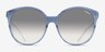 Vogue Eyewear VO5509S Ischia Striped Blue AcetateSunglass Frames from EyeBuyDirect, Front View