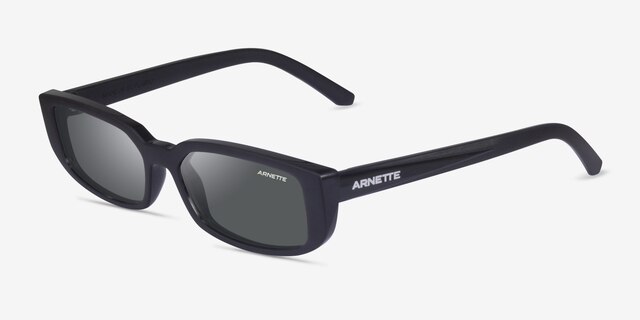ARNETTE Jet Black Eco-friendlySunglass Frames from EyeBuyDirect, Angle View