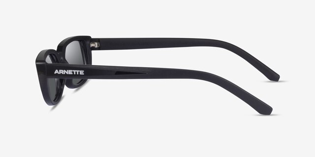 ARNETTE Jet Black Eco-friendlySunglass Frames from EyeBuyDirect, Side View