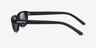 ARNETTE Jet Black Eco-friendlySunglass Frames from EyeBuyDirect, Side View