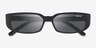 ARNETTE Jet Black Eco-friendlySunglass Frames from EyeBuyDirect, Closed View