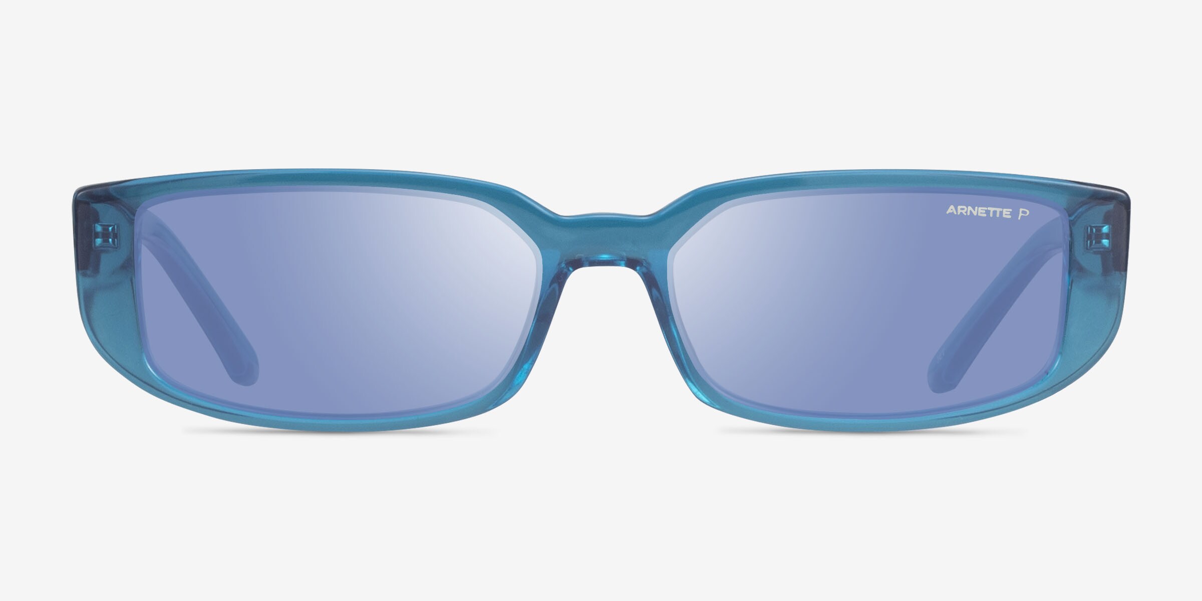 Arnette Sunglasses Teal & Clear Square Frame Arnette 3020 502 6J – Vintage Frames Company main image 3