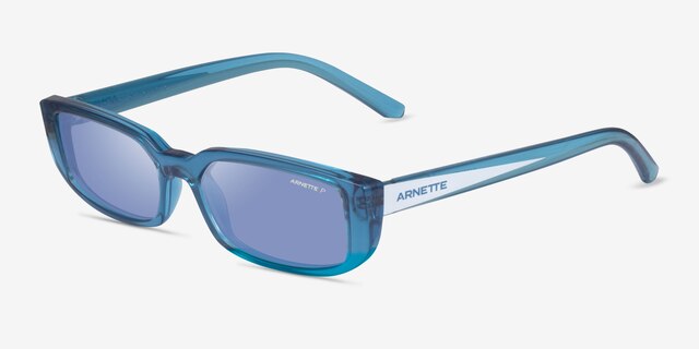 ARNETTE Jet Blue Eco-friendlySunglass Frames from EyeBuyDirect, Angle View