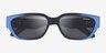 ARNETTE Curbside Black Blue Eco-friendlySunglass Frames from EyeBuyDirect, Closed View