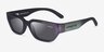 ARNETTE Curbside Black Purple Eco-friendlySunglass Frames from EyeBuyDirect, Angle View