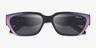 ARNETTE Curbside Black Purple Eco-friendlySunglass Frames from EyeBuyDirect, Closed View