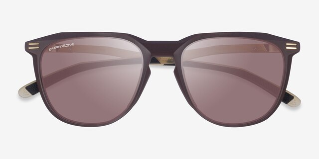 Oakley Thurso Brown PlasticSunglass Frames from EyeBuyDirect, Closed View