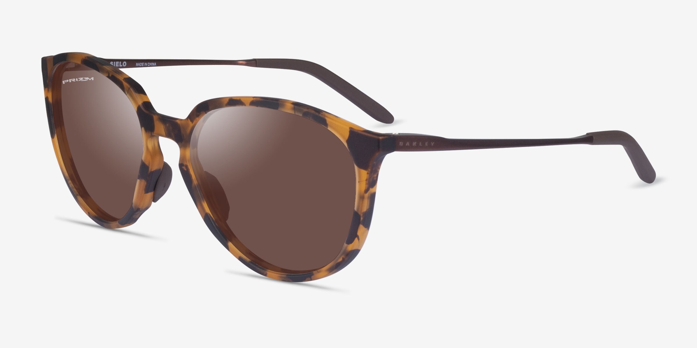 Oakley Sielo - Round Tortoise Frame Sunglasses For Women 
