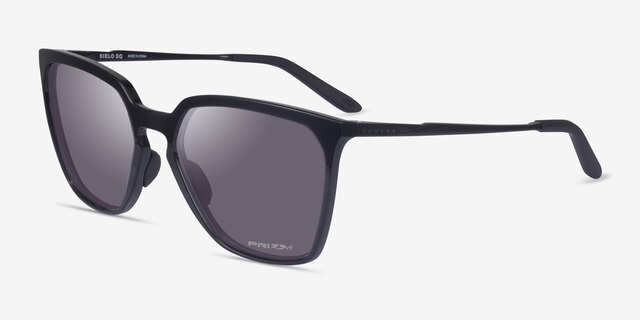 Oakley Sielo Sq Black Eco-friendlySunglass Frames from EyeBuyDirect, Angle View