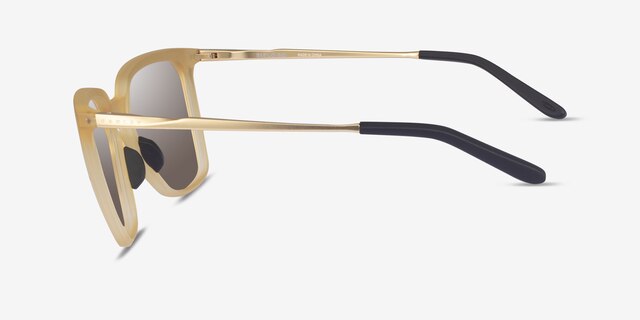 Oakley Sielo Sq Yellow Eco-friendlySunglass Frames from EyeBuyDirect, Side View