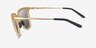 Oakley Sielo Sq Yellow Eco-friendlySunglass Frames from EyeBuyDirect, Side View