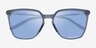 Oakley Sielo Sq Gris Éco-responsableSoleil de Lunette de vue d'EyeBuyDirect, Vue Rapprochée
