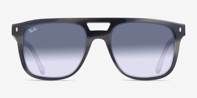Ray-Ban RB2213 Gray PlasticSunglass Frames from EyeBuyDirect, Front View