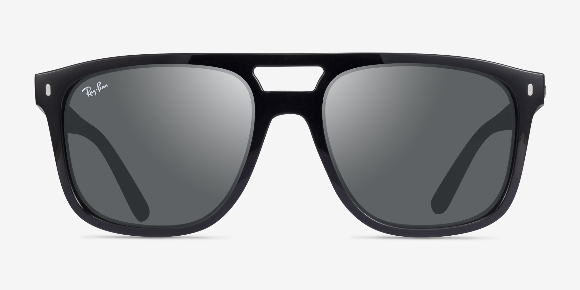Ray-Ban RB2213 - Aviator Black Frame Prescription Sunglasses