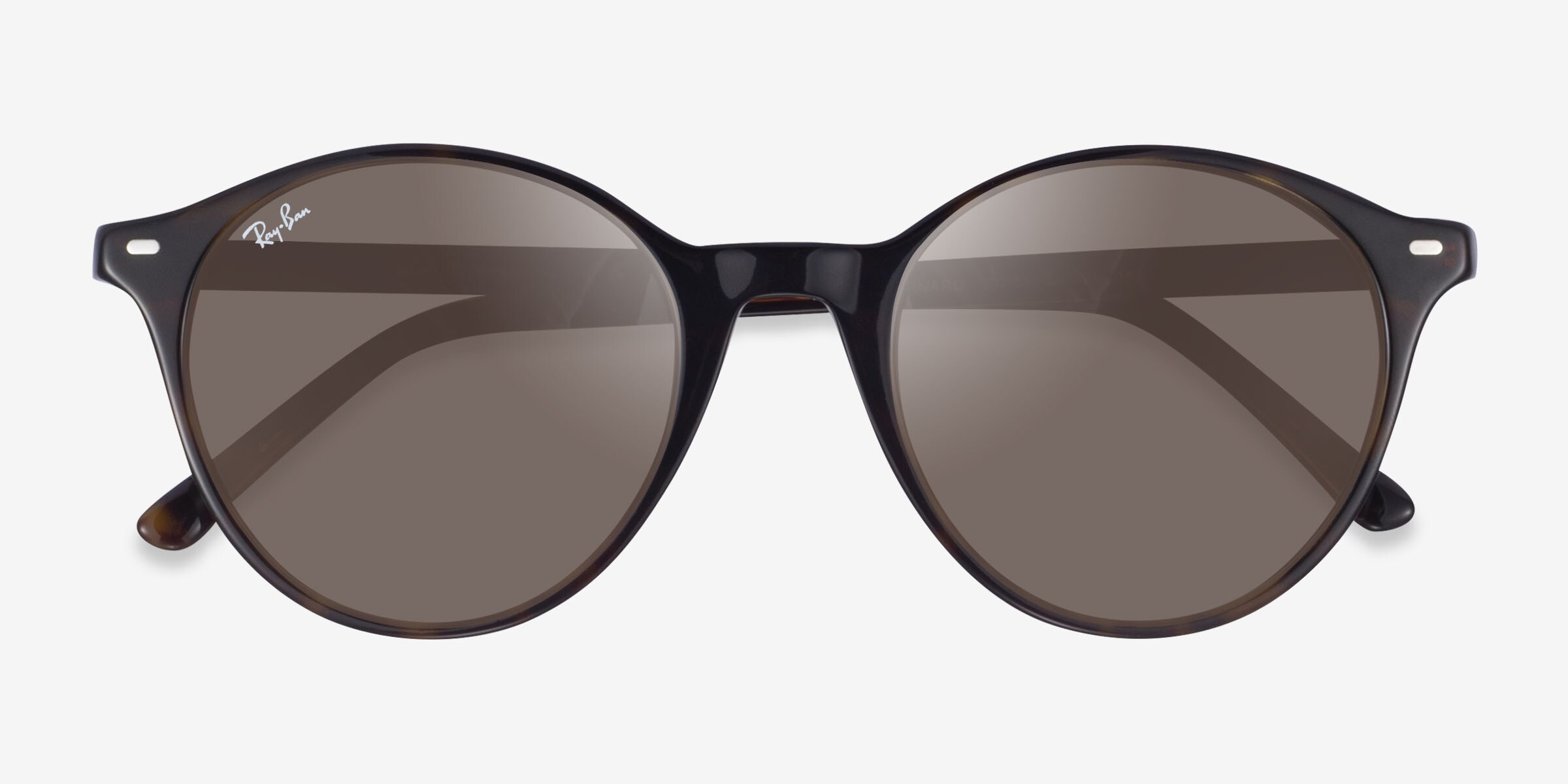 Ray-Ban Round Sunglasses in Gray Frame with Brown Lenses Amazon.com: Ray-Ban RB3691 Round Sunglasses, Gunmetal/Brown  main image 3