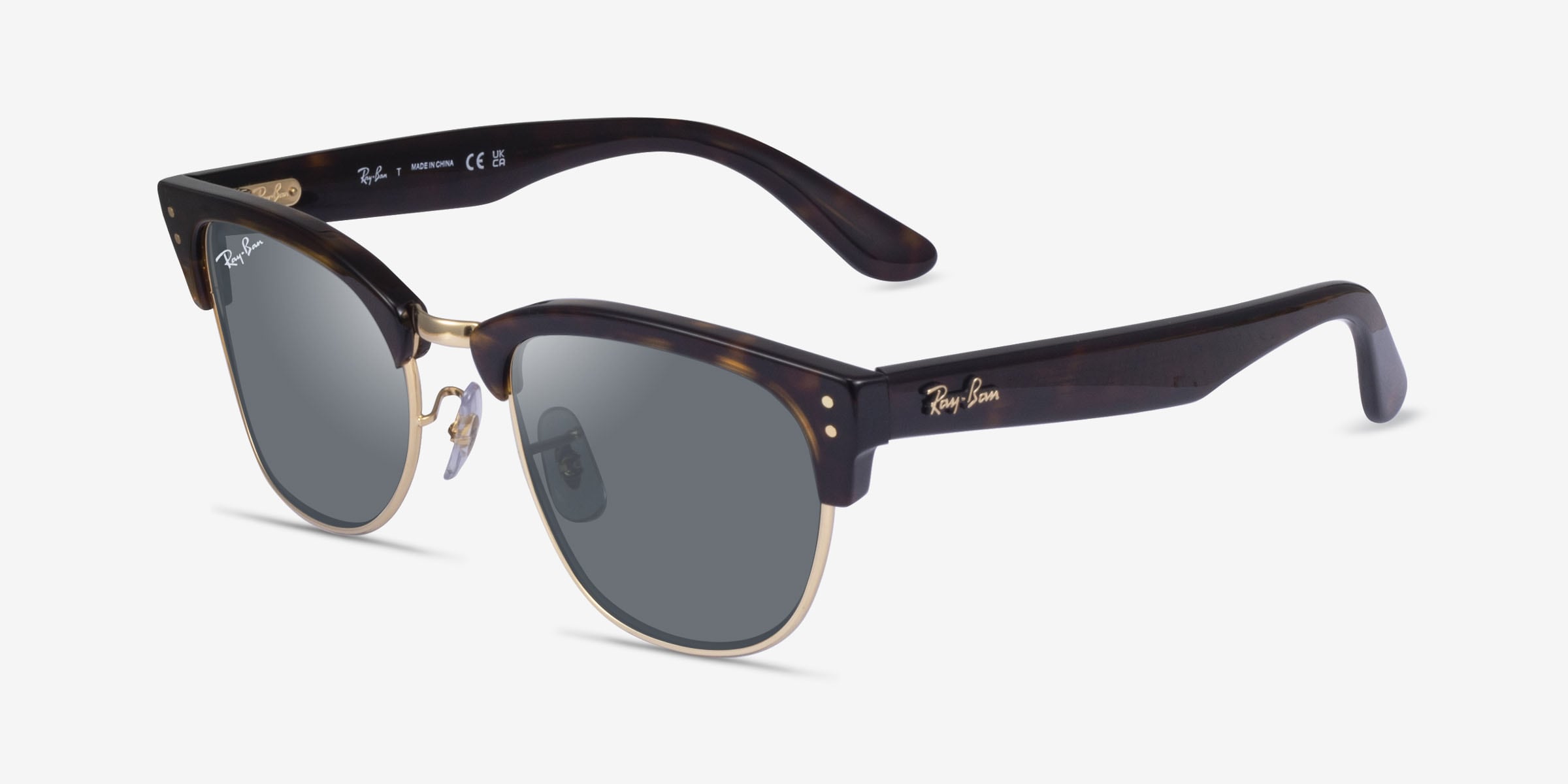 Ray-Ban Clubmaster Reverse - Browline Gold Black Frame