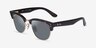 Ray-Ban Clubmaster Reverse Tortoise Gold AcetateSunglass Frames from EyeBuyDirect, Angle View