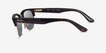 Ray-Ban Clubmaster Reverse Tortoise Gold MetalSunglass Frames from EyeBuyDirect, Side View