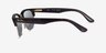 Ray-Ban Clubmaster Reverse Tortoise Gold AcetateSunglass Frames from EyeBuyDirect, Side View