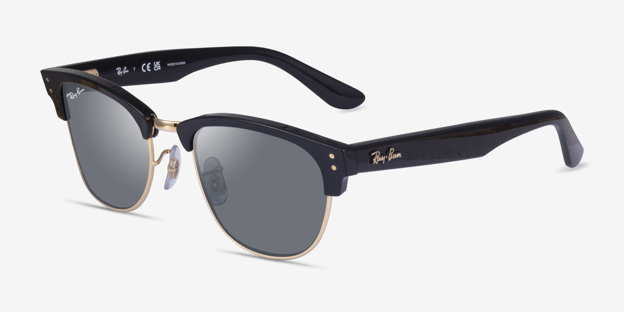 Ray-Ban Clubmaster Reverse - Browline Tortoise Gold Frame