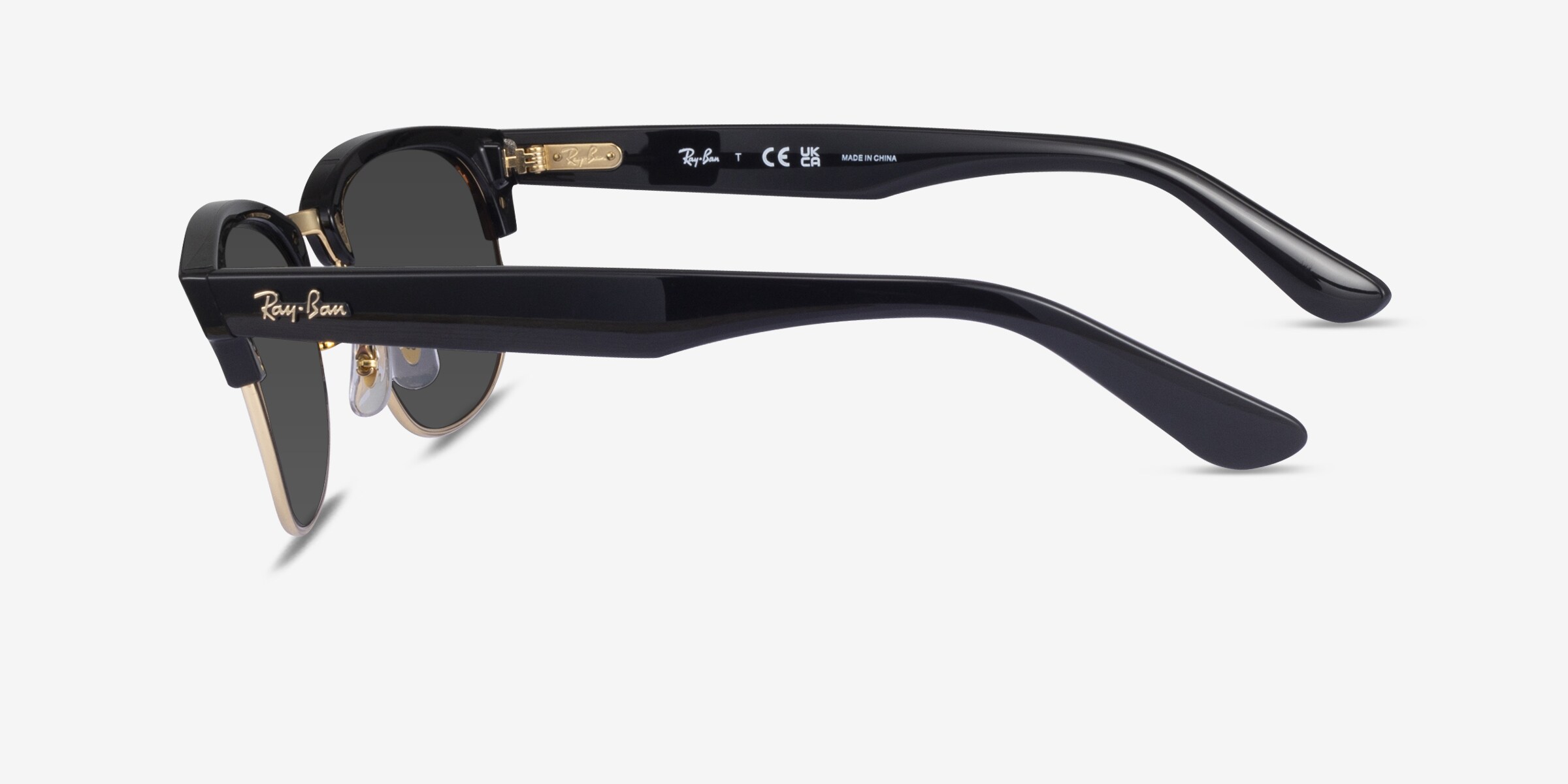 Ray-Ban Clubmaster Reverse - Browline Gold Black Frame
