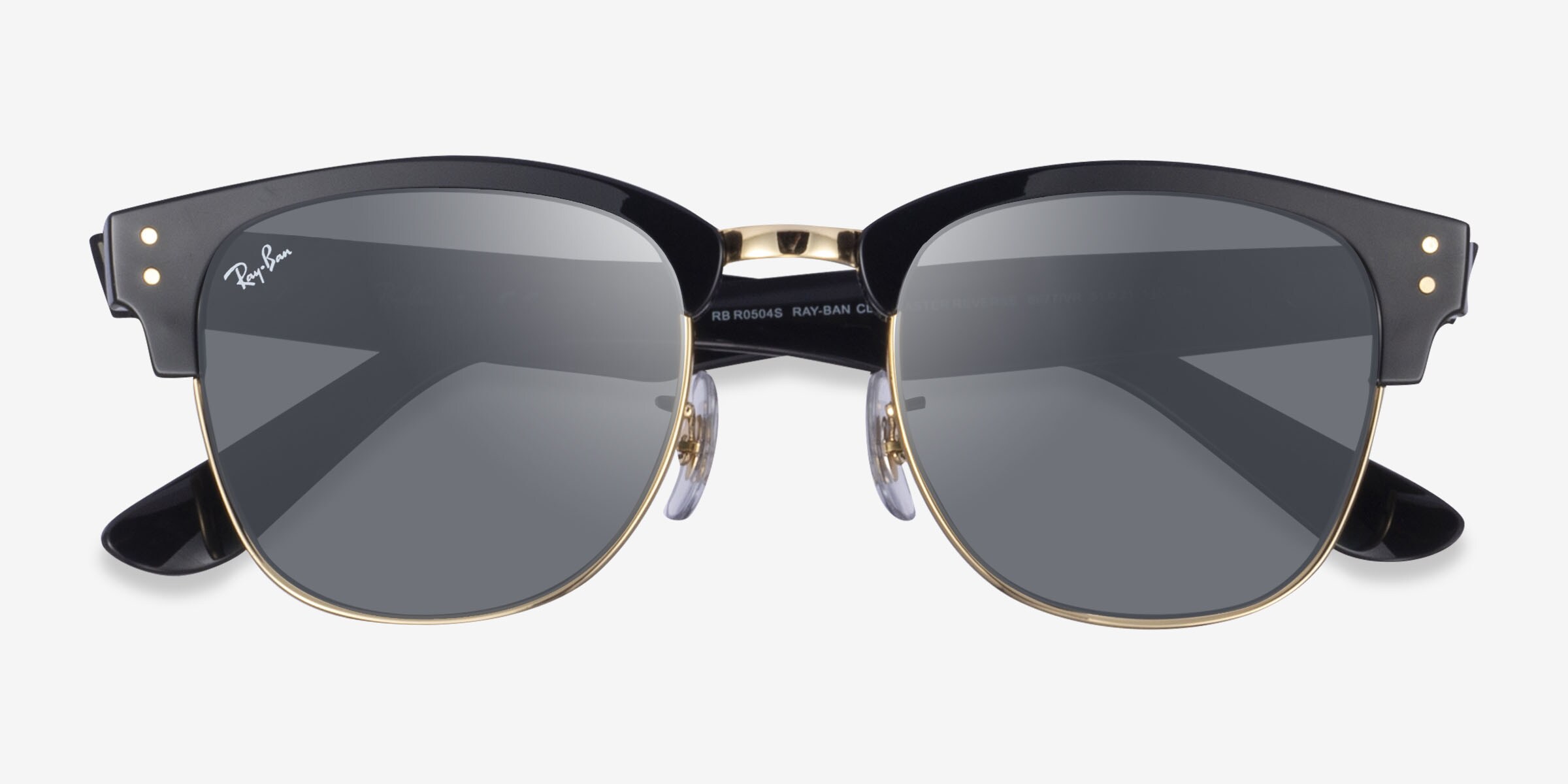Ray-Ban Clubmaster Reverse - Browline Tortoise Gold Frame