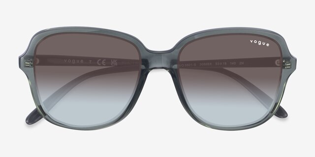 Vogue Eyewear VO5601S Green Eco-friendlySunglass Frames from EyeBuyDirect, Closed View