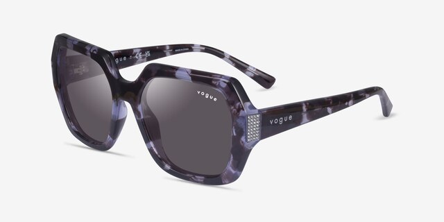 Vogue Eyewear VO5612SB Floral Eco-friendlySunglass Frames from EyeBuyDirect, Angle View