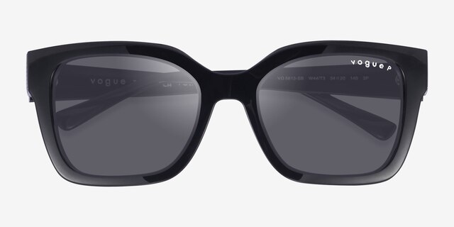 Vogue Eyewear VO5613SB Black Eco-friendlySunglass Frames from EyeBuyDirect, Closed View