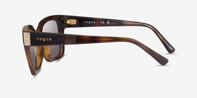 Vogue Eyewear VO5613SB Tortoise Eco-friendlySunglass Frames from EyeBuyDirect, Side View