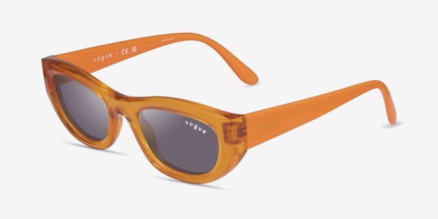 Vogue Eyewear VO5616S Orange Eco-friendlySunglass Frames from EyeBuyDirect, Angle View