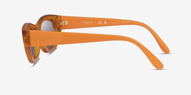 Vogue Eyewear VO5616S Orange Eco-friendlySunglass Frames from EyeBuyDirect, Side View