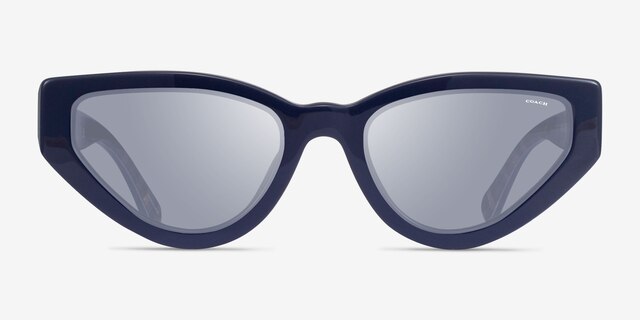 Coach HC8319 C3450 Matte Navy AcetateSunglass Frames from EyeBuyDirect, Front View