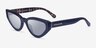 Coach HC8319 C3450 Matte Navy AcetateSunglass Frames from EyeBuyDirect, Angle View