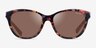 Ralph RA5201 Dark Floral AcetateSunglass Frames from EyeBuyDirect, Front View