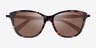 Ralph RA5201 Dark Floral AcetateSunglass Frames from EyeBuyDirect, Closed View