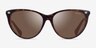 Ralph RA5270 Tortoise AcetateSunglass Frames from EyeBuyDirect, Front View