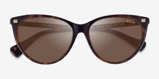 Ralph RA5270 Tortoise AcetateSunglass Frames from EyeBuyDirect, Closed View