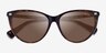 Ralph RA5270 Tortoise AcetateSunglass Frames from EyeBuyDirect, Closed View