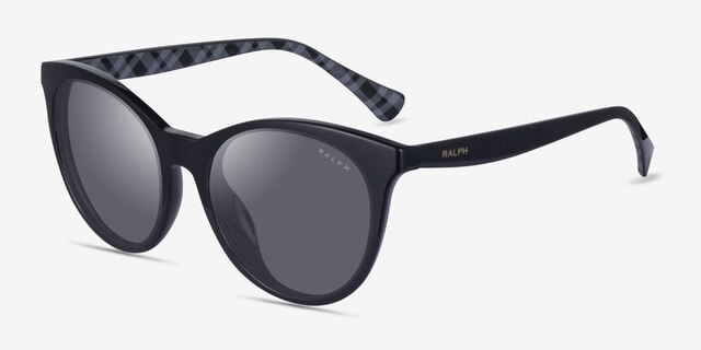 Ralph RA5294U Black PlasticSunglass Frames from EyeBuyDirect, Angle View