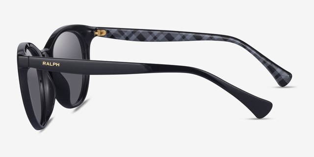 Ralph RA5294U Black PlasticSunglass Frames from EyeBuyDirect, Side View