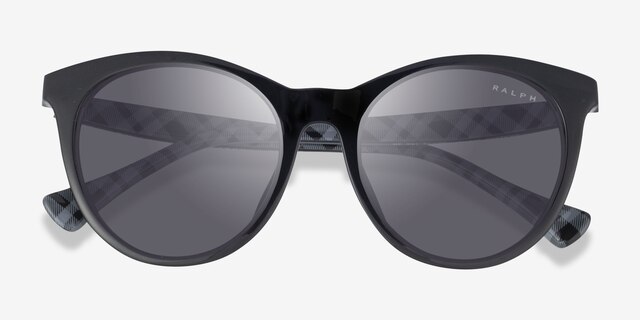 Ralph RA5294U Black PlasticSunglass Frames from EyeBuyDirect, Closed View
