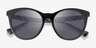 Ralph RA5294U Black PlasticSunglass Frames from EyeBuyDirect, Closed View