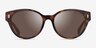 Ralph RA5302U Tortoise AcetateSunglass Frames from EyeBuyDirect, Front View