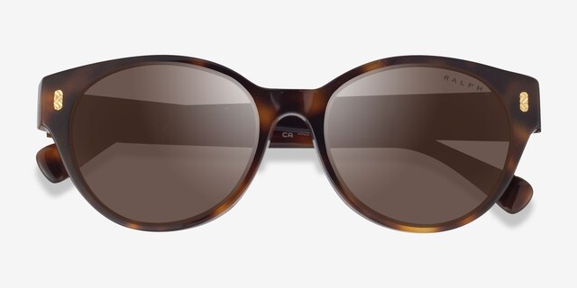 Ralph RA5302U Tortoise AcetateSunglass Frames from EyeBuyDirect, Closed View