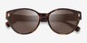 Ralph RA5302U Tortoise AcetateSunglass Frames from EyeBuyDirect, Closed View